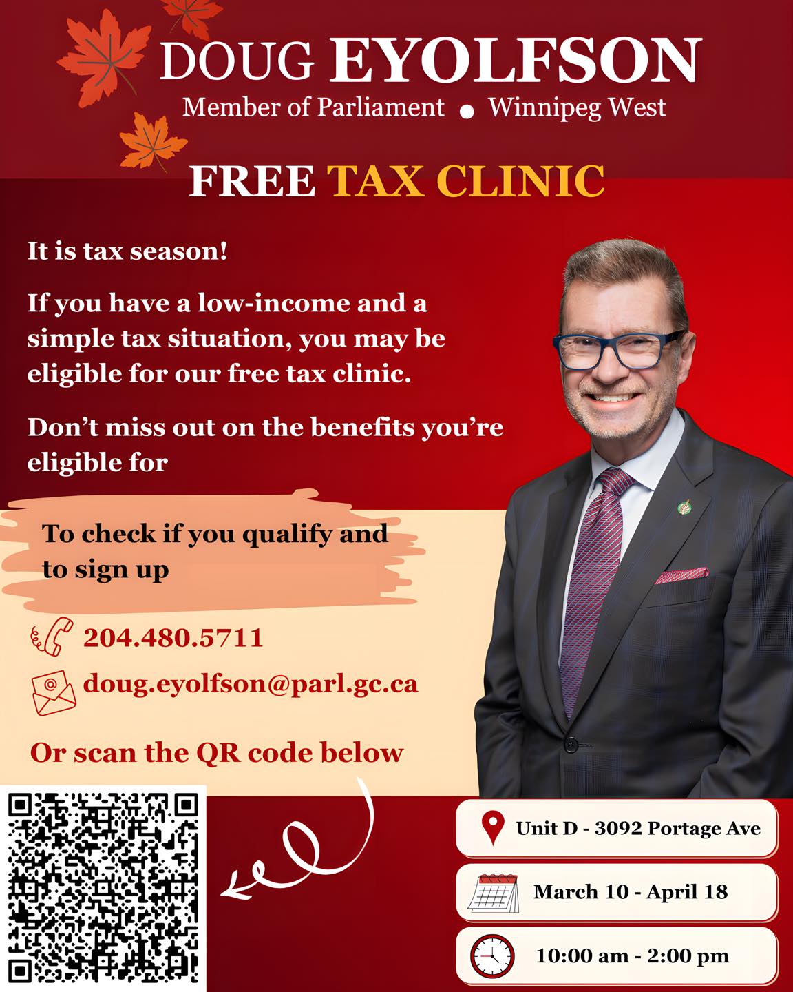 Community Tax Clinic Poster